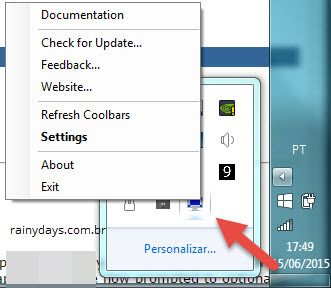 Adicionar Barras de Ferramentas no Windows 2 Adicionar Barras de Ferramentas no Windows 2