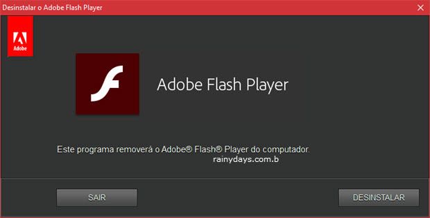 desinstalar o Flash Player 1