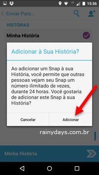 Snapchat Editar e Enviar Fotos e Vídeos 9