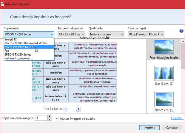 Imprimir para PDF no Windows 10 (2)