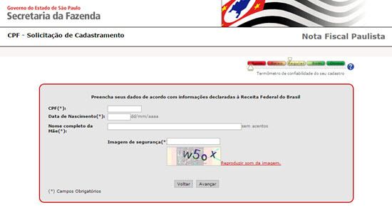 Consulta Saldo Nota Fiscal Paulista 2389