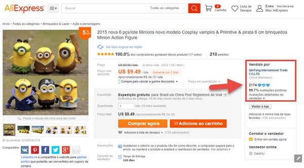 Como comprar no AliExpress passo a passo