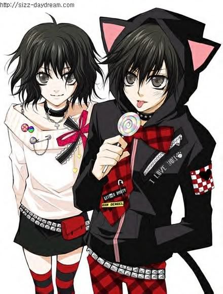 Anime Rocker Couple