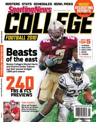 Sporting News Yearbook Cover Northeast