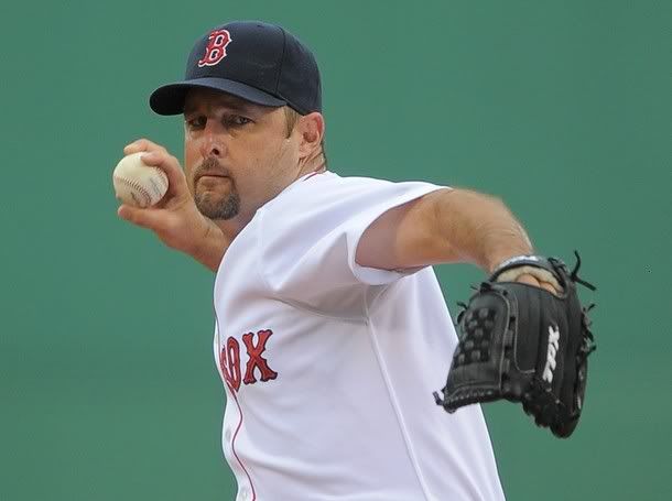 Tim Wakefield #49 of the Boston Red Sox pitches against the Philadelphia Phillies in the first inning on June 13, 2010 at Fenway Park in Boston, Massachusetts - Getty Images