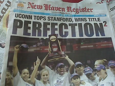 New Haven Register Front Page 4/7