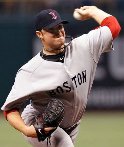 Boston Red Sox starting pitcher Jon Lester throws in the second inning of a baseball game against the Tampa Bay Rays Tuesday, May 25, 2010, in St. Petersburg, Fla. (AP Photo/Mike Carlson)