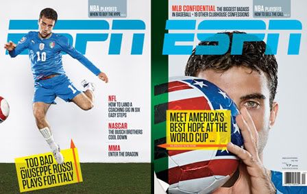 Giuseppe Rossi - ESPN The Magazine covers