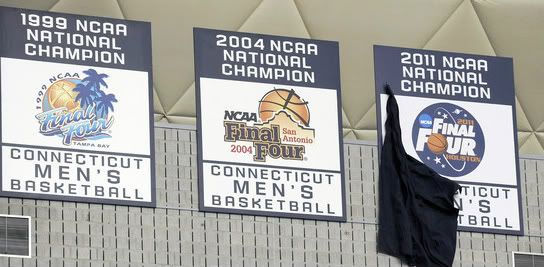 UConn Huskies 2010-11 National Championship Banner