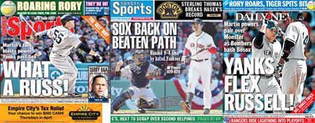 Sports page covers