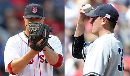 Jon Lester (L), Freddy Garcia (R)