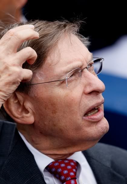 MLB Commissioner Bud Selig before the MLB Civil Rights game between the Atlanta Braves and the Philadelphia Phillies at Turner Field on May 15, 2011 in Atlanta, Georgia.