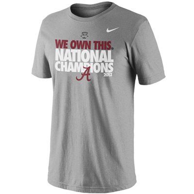 2012 Alabama Crimson Tide BCS Championship merchandise