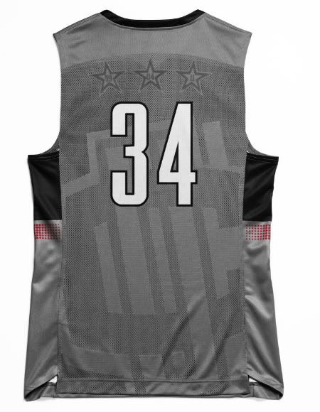 Back of UConn Huskies men's basketball Nike Hyper Elite Platinum uniform