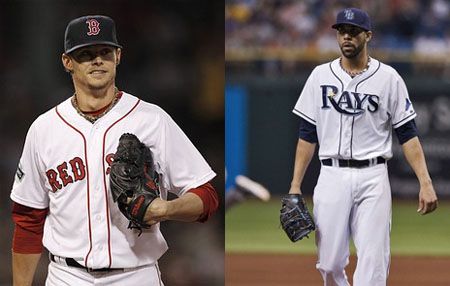 Clay Buchholz (L), David Price (R)