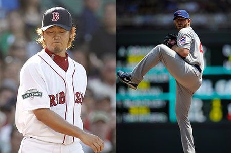 Daisuke Matsuzaka (L), Ryan Dempster (R)