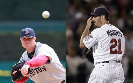 Jon Lester (L), Jason Marquis (R)