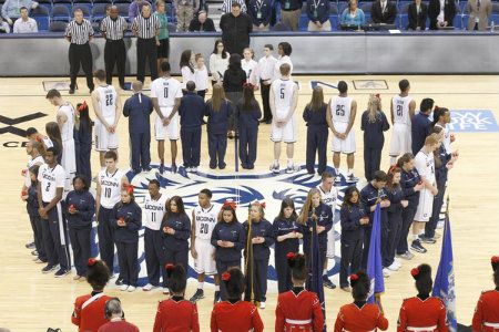 UConn men's basketball honors the victims of the Sandy Hook Elementary School tragedy