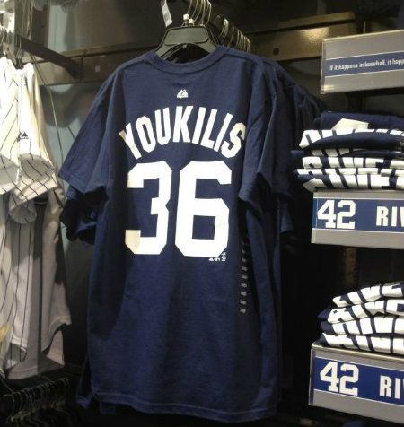 Kevin Youkilis New York Yankees player t-shirt