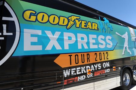 2012 Baseball Tonight Goodyear Express Tour Bus