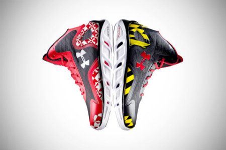 Custom Maryland Pride UA Spine Bionic Basketball Shoes