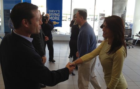 Jenny Dell meets with Chip Gengras