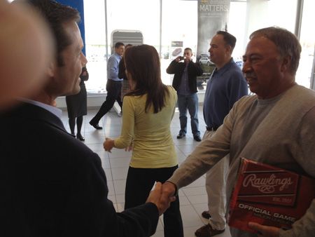 Jerry Remy meets with Chip Gengras