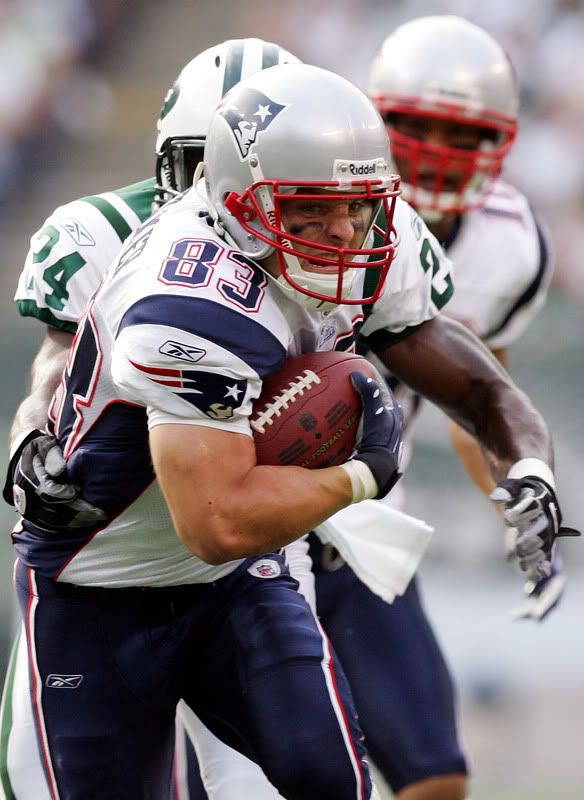 The Mighty Wes Welker led all Patriots receivers against the Jets last week.