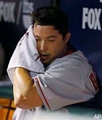 It was another rough October outing for Josh Beckett.
