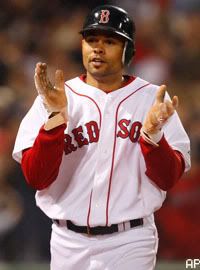 Coco Crisp claps after scoring in the 2nd inning.