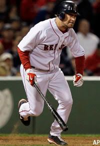 Mark Kotsay's double gave the Red Sox a 5-4 win.