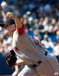 Jon Lester struggled early on for the Red Sox as the Jays scored 5 early runs.