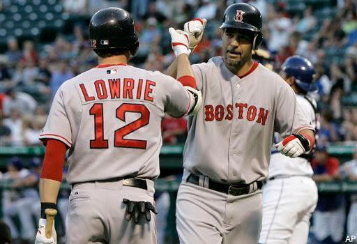 Mike Lowell shined in his return from the DL with 4 RBI