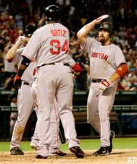 Kevin Youkilis returned to the lineup and hit a 3-run homer.