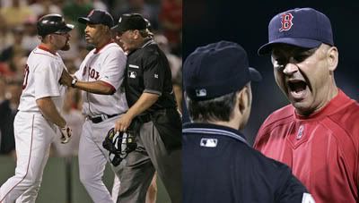 Francona and Youk tossed