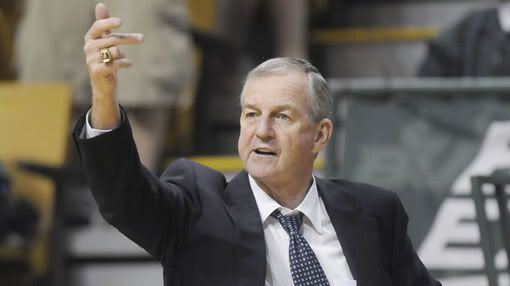 UConn head coach Jim Calhoun gestures toward the court during the Huskies' 75-68 loss to South Florida at the Sun Dome in Tampa, Fla. - Patrick Raycraft/Hartford Courant