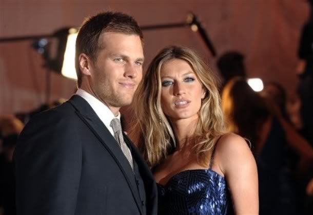 Tom Brady and Gisele Bundchen - AP Photo