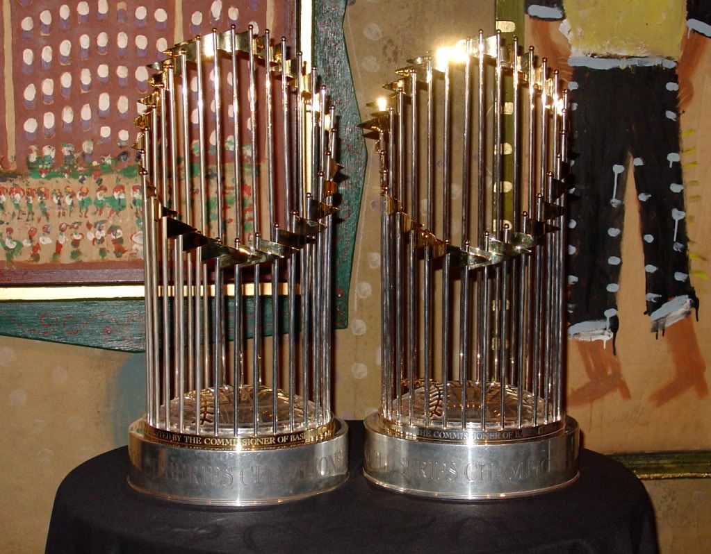 Red Sox World Series Trophies - Matt Sisson/Photobucket
