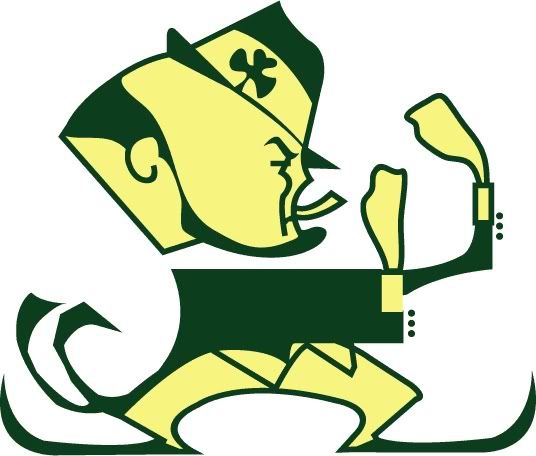 Notre Dame Fighting Irish Logo in 1988