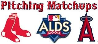 Boston Red Sox vs Los Angeles Angels of Anaheim 2009 ALDS Pitching Matchups