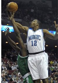 Dwight Howard grabs a rebound - AP Photo