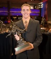 Colt McCoy, 2009 Walter Camp Player of the Year - WCFF Photo 