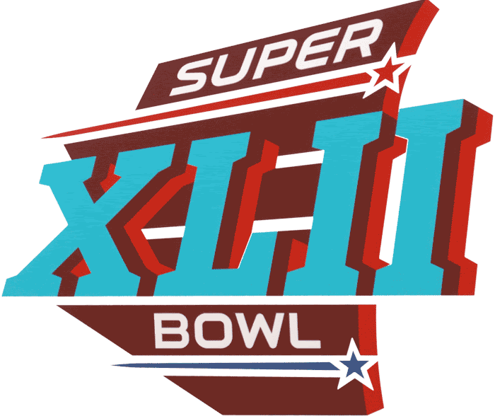 Super Bowl 42 Logo - Feb 3, 2008 - Glendale AZ