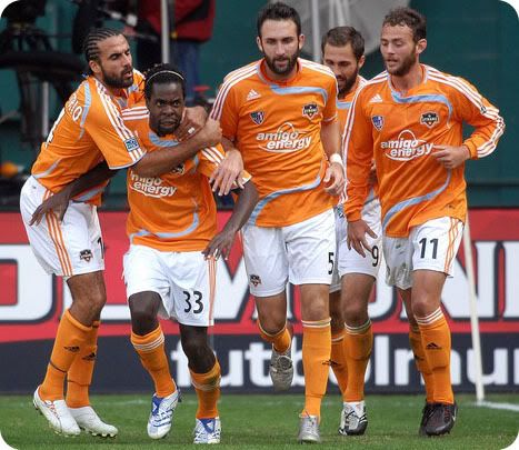 Houston Dynamo celebrate a goal - Getty Images