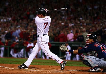 J.D. Drew grand slam in game 6 of ALCS - Getty Photos