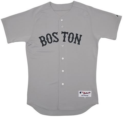 new 2009 Red Sox road uniform 