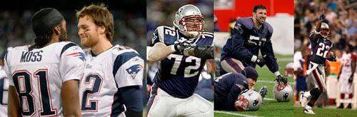 Patriots First Team All-Pro Players - AP photos