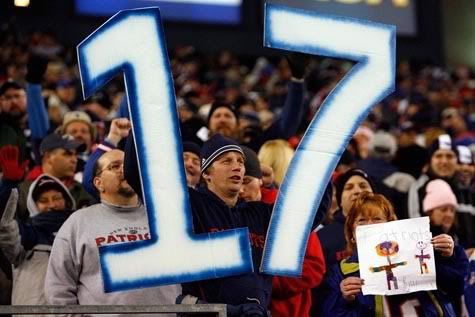 Fans show that it's now 17 wins on the season - Getty Photo