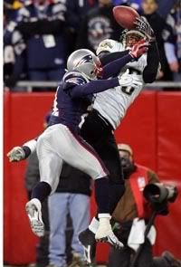 Gay knocks down a pass in the end zone - Getty Photo