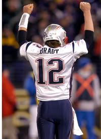 Brady reacts to his 21st game winning drive
